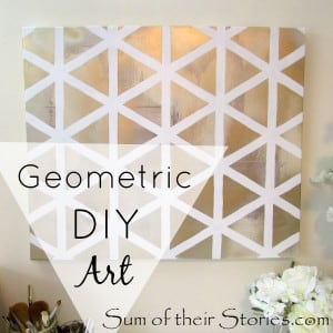 geometric diy art