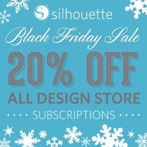 Black Friday 2015 - Silhouette Design Store Discount- Coupon CODE PINNING