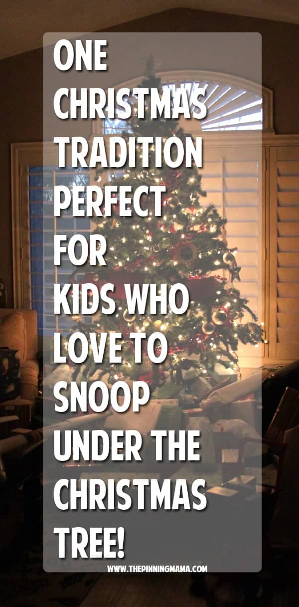 This Christmas tradition is so fun and one that kids will remember and loko forward to year after year!