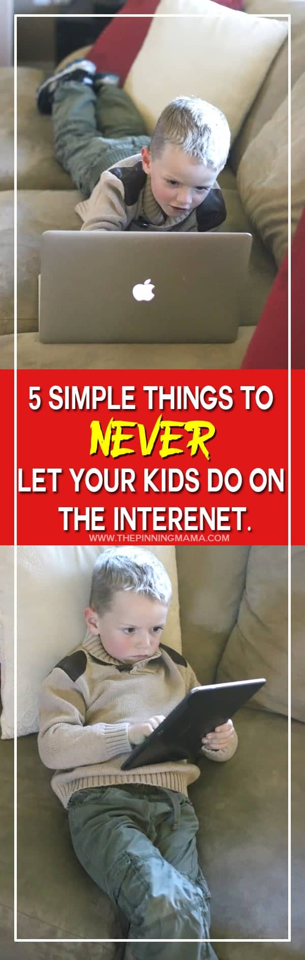 Are you doing any of these?  Such easy ways to make sure your kids stay safer on the internet.  I never thought about number 2 but it is so smart!