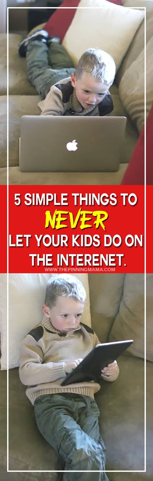 Are you doing any of these? Such easy ways to make sure your kids stay safer on the internet. I never thought about number 2 but it is so smart!