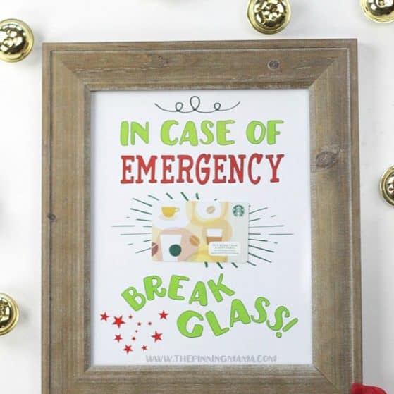 Not your average boring gift card holder idea! Anyone who loves coffee will love this gift!