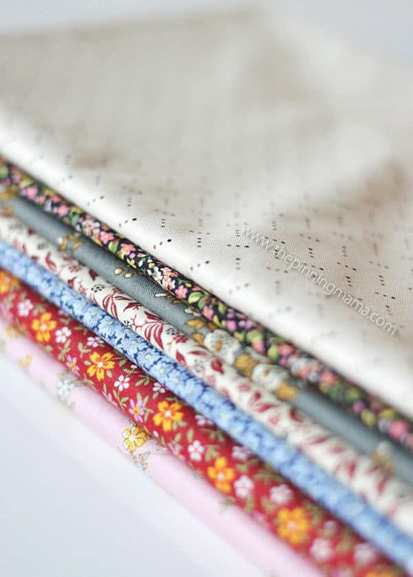 Little House on the Prairie fabric line from Andover fabrics. Love this for little girls!