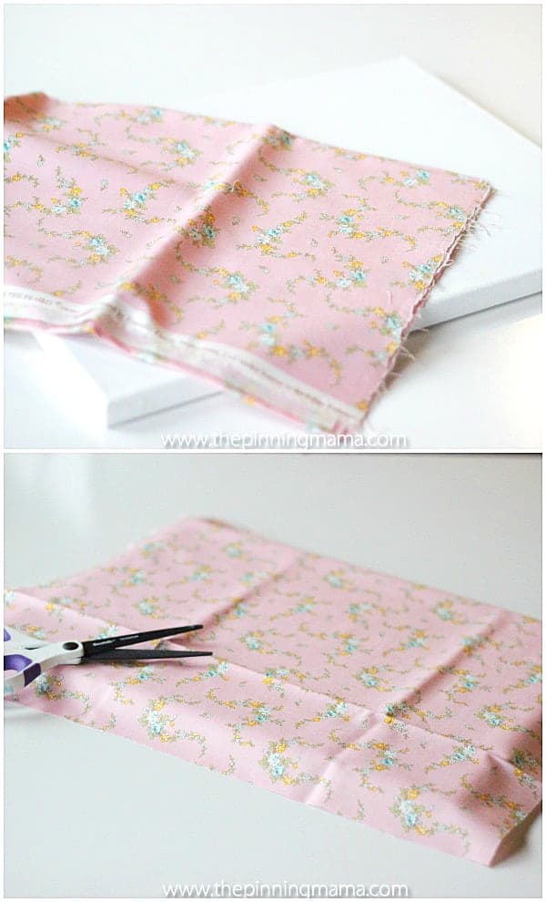 Fun craft idea for teen bedroom- fabric on canvas then stencil your favorite quote!
