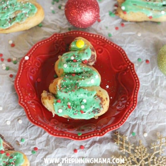 Pillsbury Cinnamon Roll Christmas Trees
