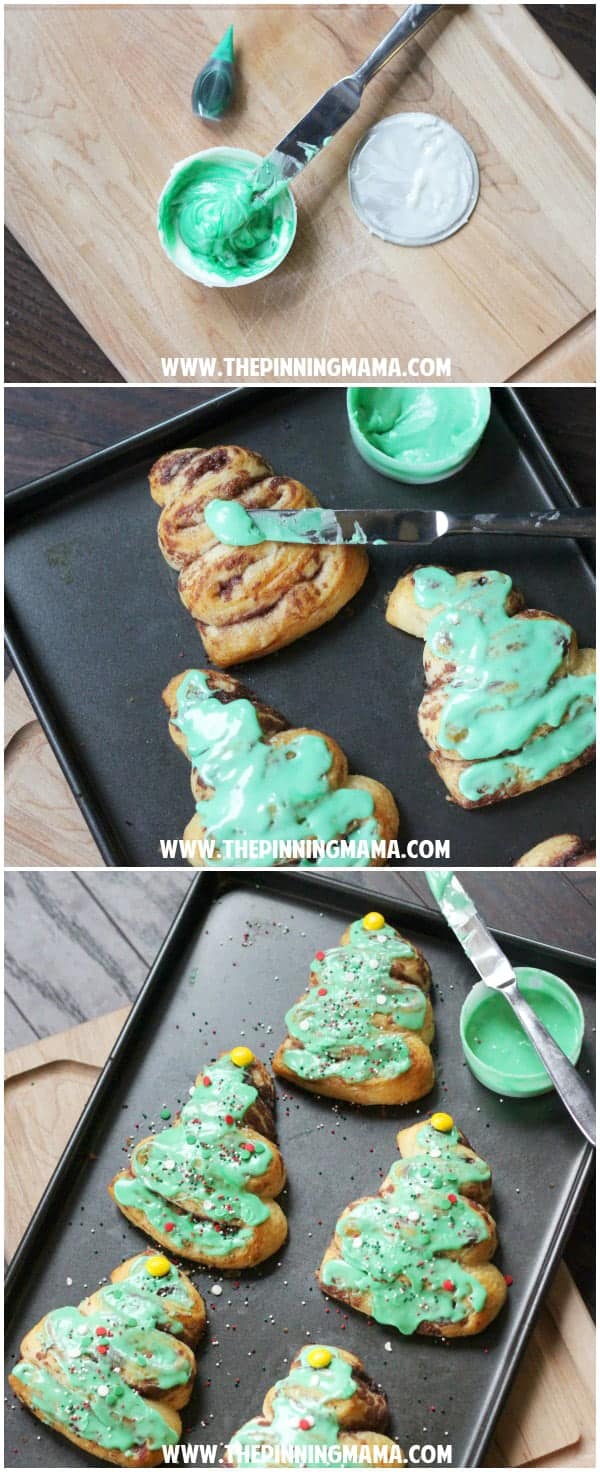 Pillsbury Cinnamon Roll Christmas Trees