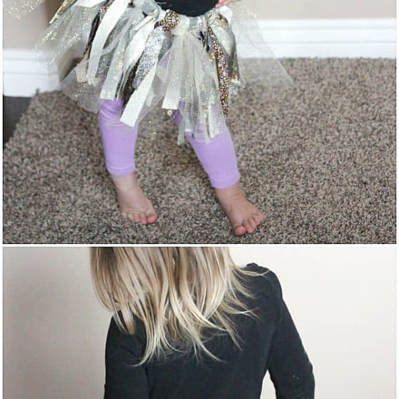 DIY No Sew Fabric Tutu Dress