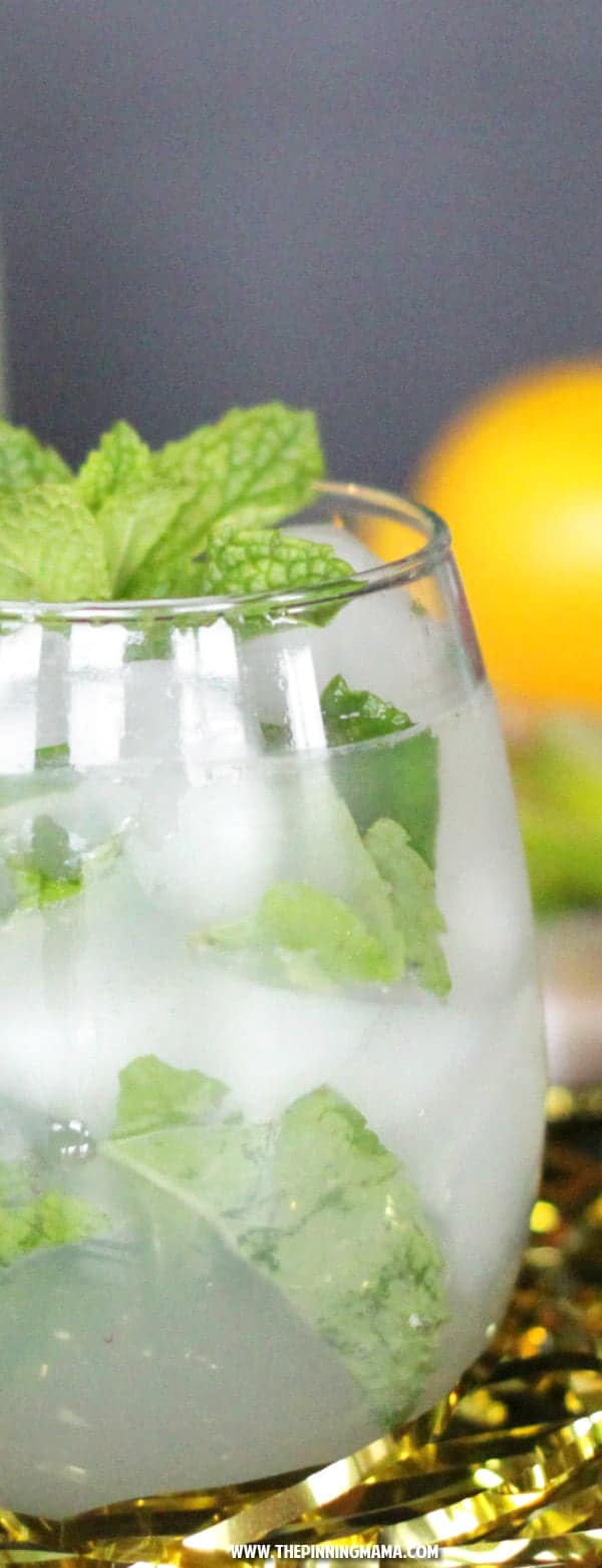 Non-Alcoholic Mojito Recipe - This recipe is FANTASTIC! Great idea to have this for a baby shower so everyone can enjoy a fun drink!