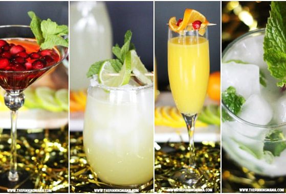 Virgin recipes for classic cocktails - these are really simple to make and a great idea to add to your drink selection at a party!