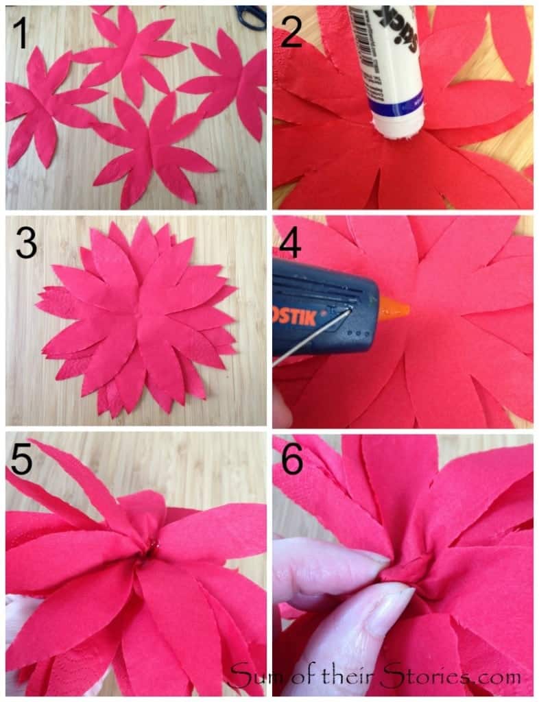 construct flowers