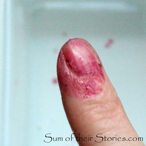 marbled finger