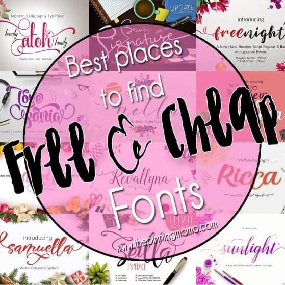 My favorite resources for free and cheap fonts! Great list and tips! Saving to check these regularly for new freebies!