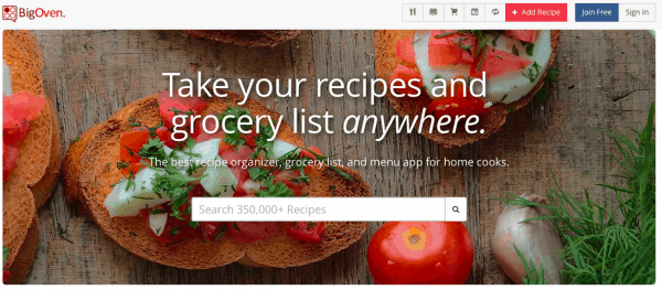 Planners to make meal planning easy: Big Oven