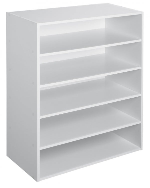 Organize a Closet: Stackable Shelves