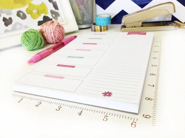 Planners to make meal planning easy: Bloom Daily Planners Weekly Meal Planning Pad