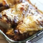EASY BARBECUE BACON CHICKEN BAKE Recipe - Easy + Delicious = My favorite kind of recipe. One pan and 4 ingredients. It doesn't get much better than this for an easy weeknight dinner that the whole family will love!