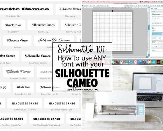 Silhouette 101: How to use any font with your Silhouette Studio software. I can't believe I didn't know this!!
