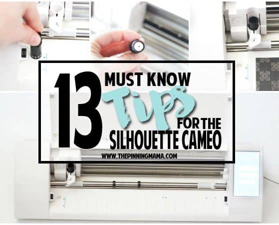 13 MUST KNOW Tips for New Silhouette CAMEO Users - These are GREAT! Avoid all the common pitfalls when you are a new to your machine and get cutting like a pro in no time! This answers all the frequently asked questions and common mistakes.