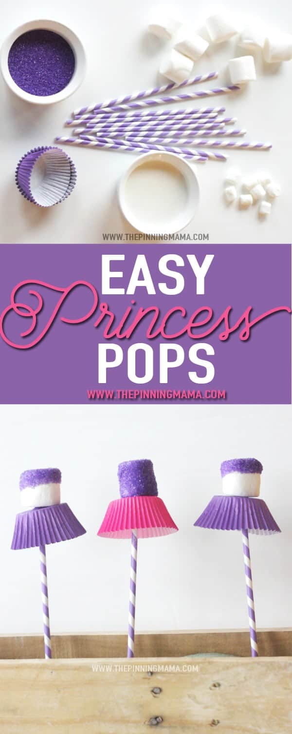 Easy Princess Pops - These are a great and EASY idea for a Princess Party or just a fun little project to do with your little girl over the weekend!