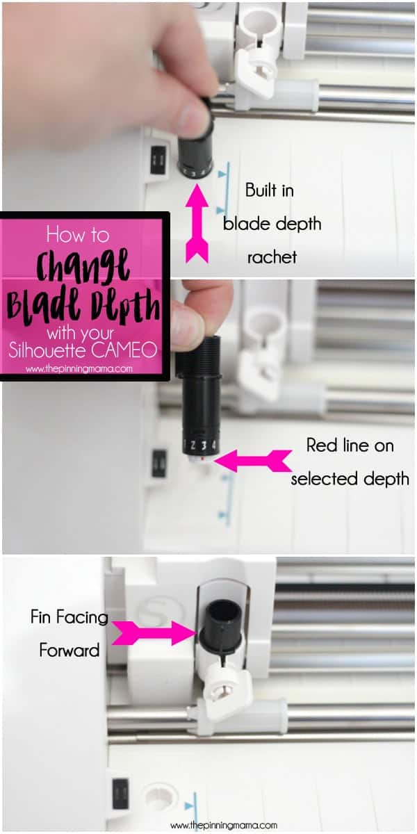 How to Change the Blade Settings on Silhouette CAMEO