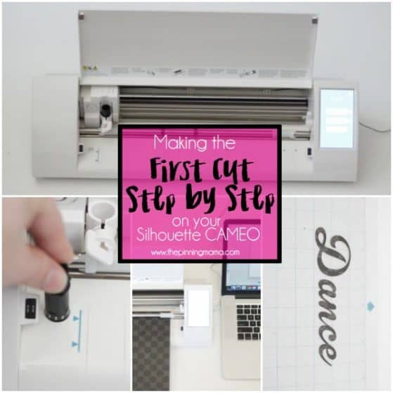 Your First Cut with the Silhouette CAMEO- Step by Step Instructions