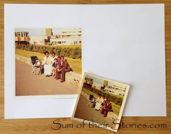 photo scanned and printed