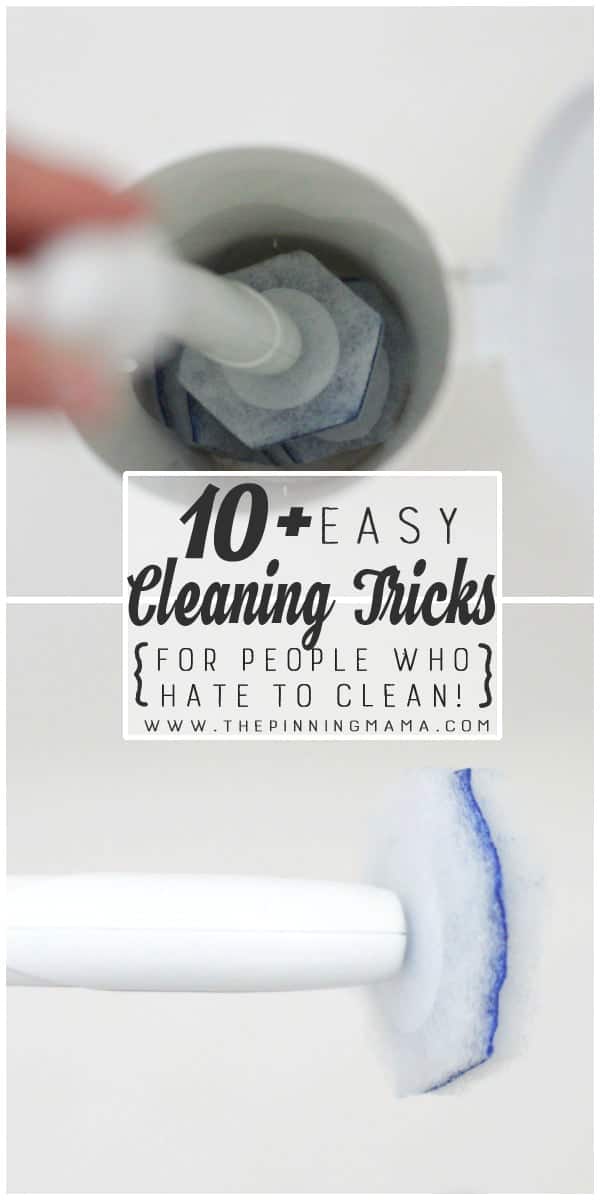Clorox disposable toilet wand make it super easy to clean toilets without touching anything gross!! - See 10+ MORE Cleaning tips, tricks and hacks for people that HATE to clean here!