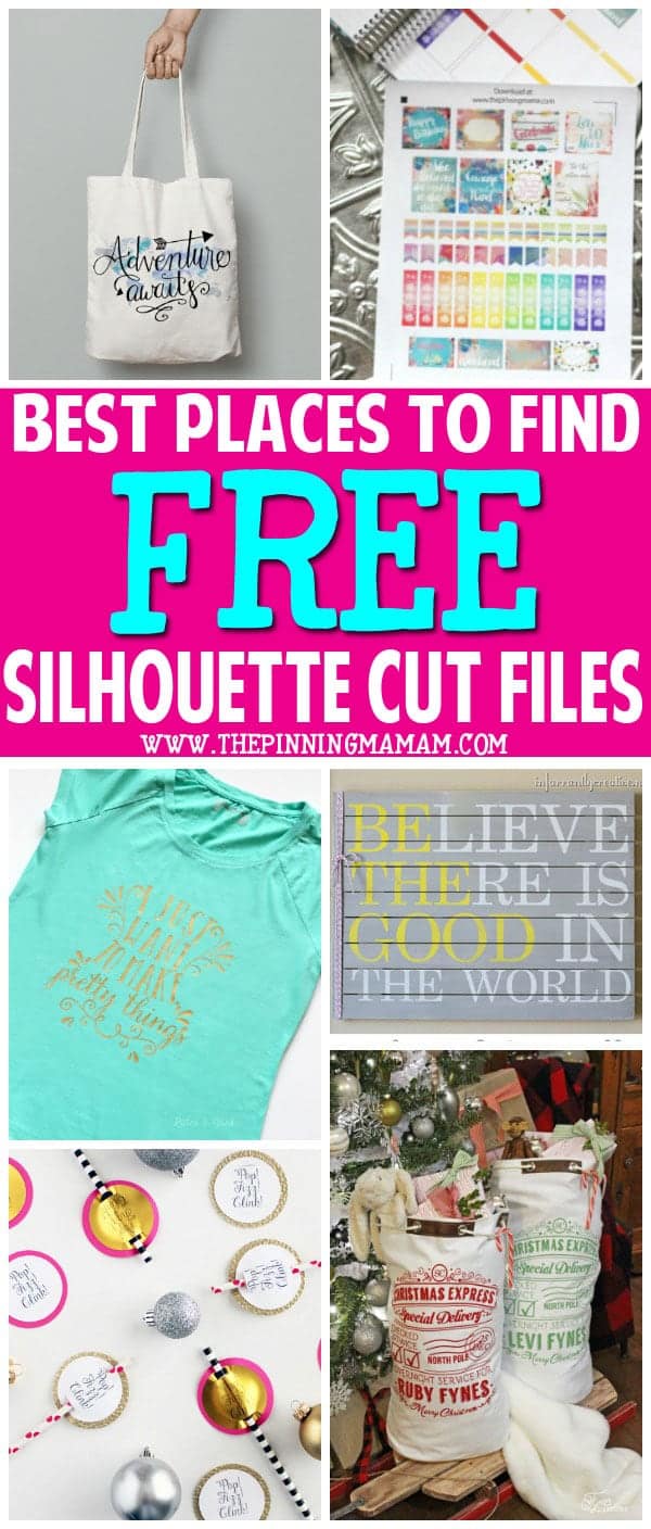 Best Places to find FREE Cut Files for your Silhouette CAMEO
