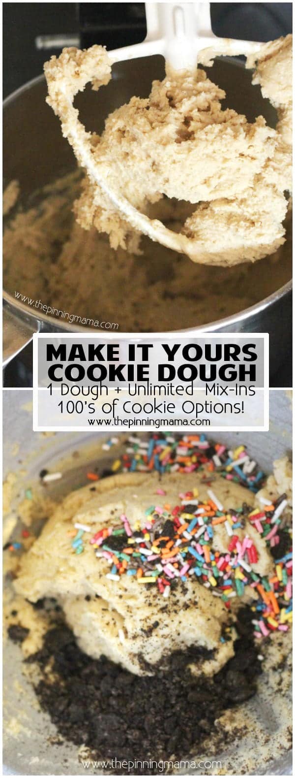 Basic Soft & Chewy Cookie Recipe - Use this recipe and add in whatever you want to make your favorite flavor cookies! YUM!