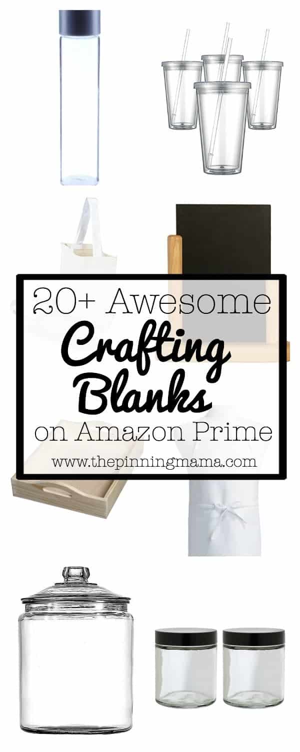 Awesome Crafting Blanks You Can Get on Amazon Prime| www.thepinningmama.com
