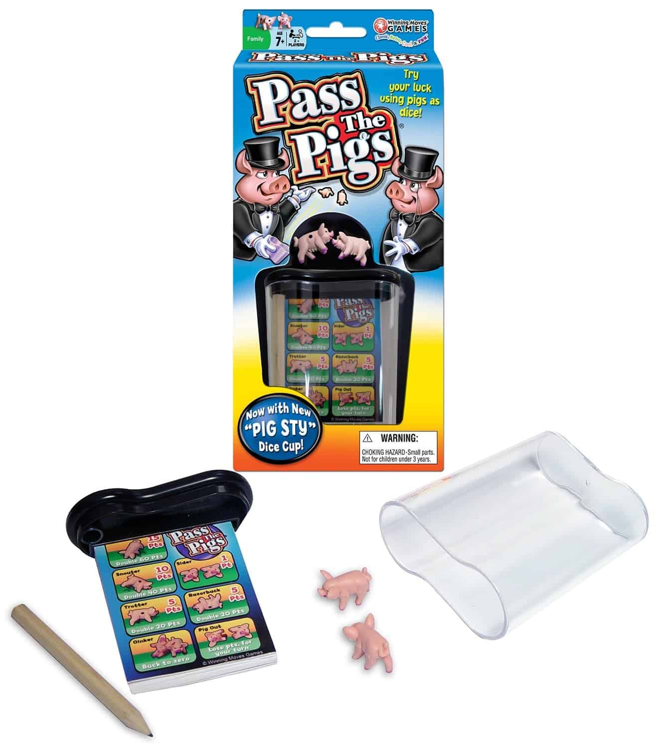 10+ Awesome Ways to Entertain your Kids on a Roadtrip: Pass the Pigs| www.thepinningmama.com
