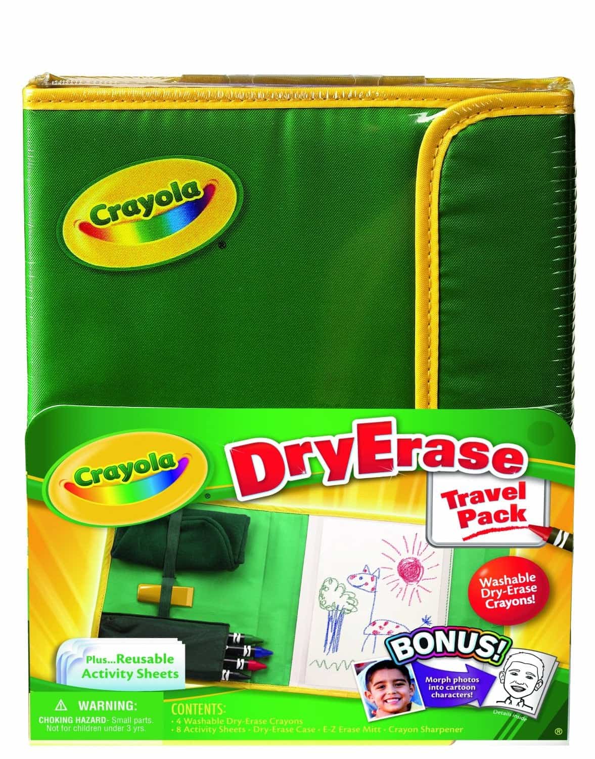 10+ Awesome Ways to Entertain your Kids on a Roadtrip: Dry Erase Activity Center | www.thepinningmama.com