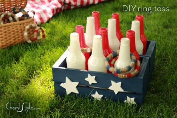 10+ Crazy Fun Outdoor Games Perfect for a Backyard Barbecue: DIY Ring Toss | www.thepinningmama.com