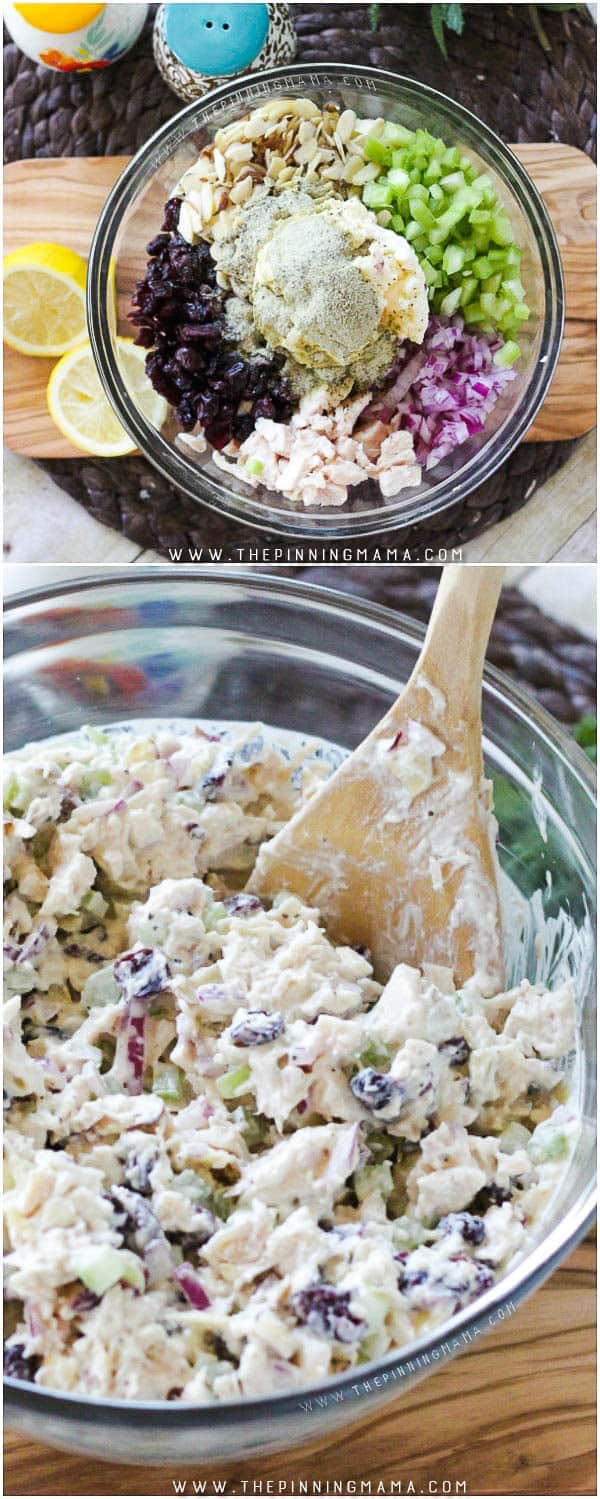 Chicken Salad PERFECTION!  If you have tried this, stop what you are doing right now and make it!