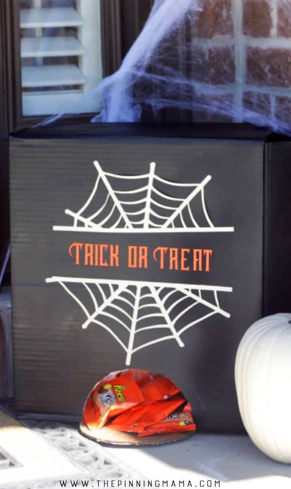 How to give out candy to trick or treaters on Halloween when you are not home.