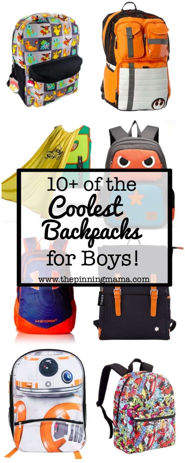 10 Coolest Backpacks For Boys The Pinning Mama