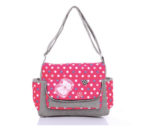 10+ Coolest Backpacks for Girls: Polka Dot Messenger| www.thepinningmama.com