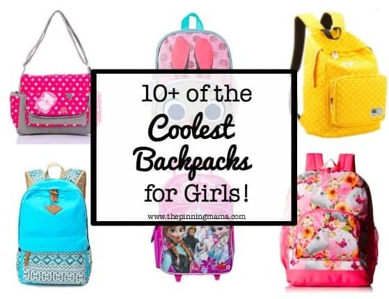 10+ Coolest Backpacks for Girls: Polka Dot Messenger| www.thepinningmama.com