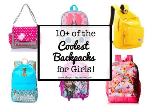10+ Coolest Backpacks for Girls: Polka Dot Messenger| www.thepinningmama.com