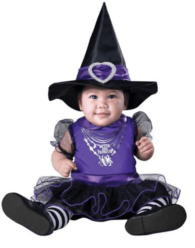 10+ Cutest Halloween Costumes for Baby Girl : Witch | www.thepinningmama.com