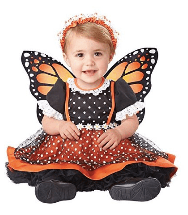 10+ Cutest Halloween Costumes for Baby Girl : Butterfly | www.thepinningmama.com