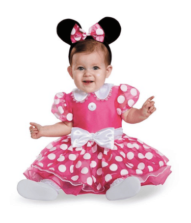 10+ Cutest Halloween Costumes for Baby Girl : Minnie Mouse| www.thepinningmama.com
