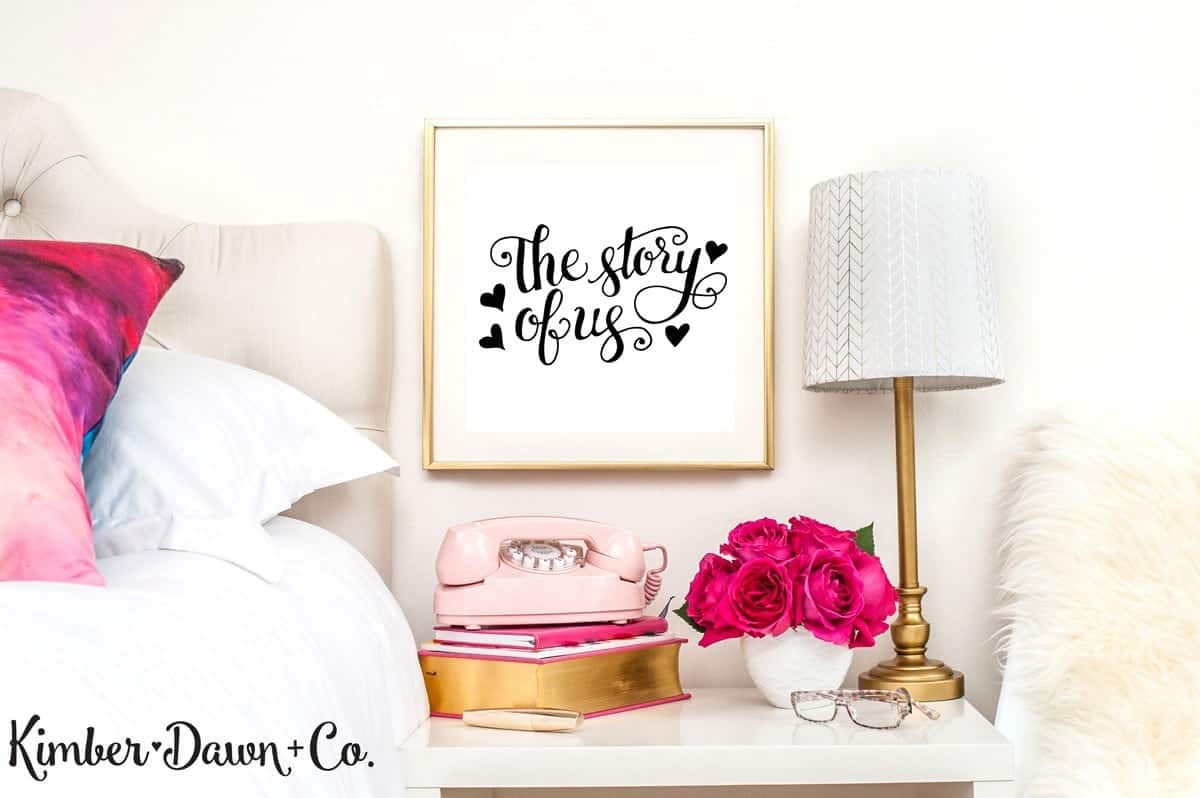 The Story of Us - Free Cut File for Silhouette CAMEO + Cricut crafts