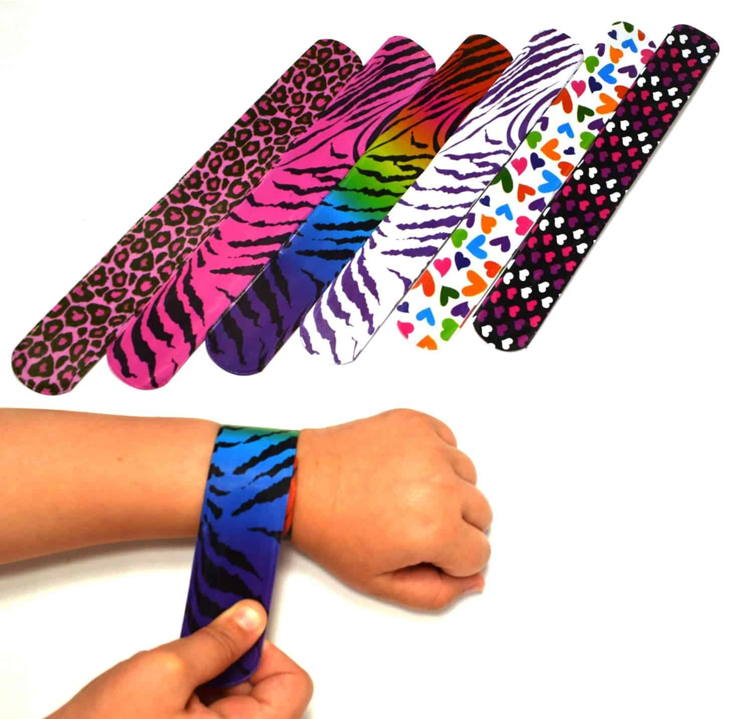 10+ Great Halloween Treats to Give out that Aren't Candy: Slap Bracelets | www.thepinningmama.com