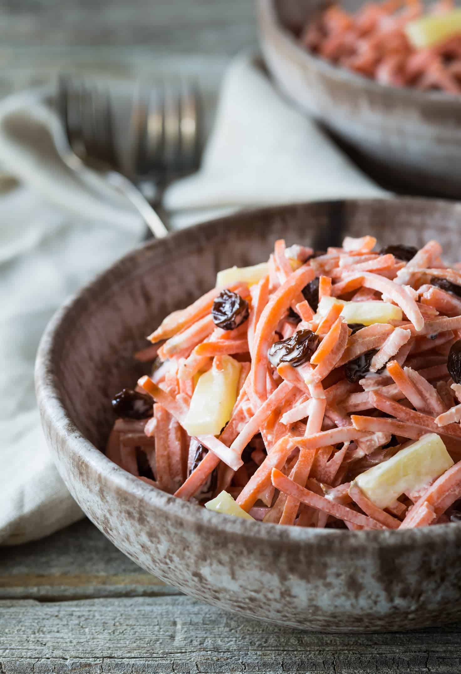 30 Whole30 Lunch Ideas: Raisin Carrot Pineapple Salad | www.thepinningmama.com