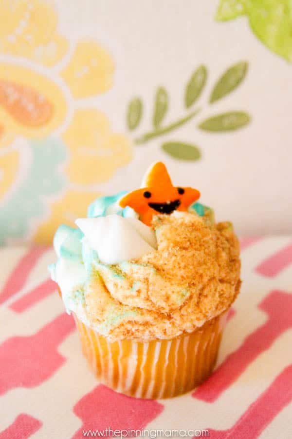 Beach Themed Cupcakes