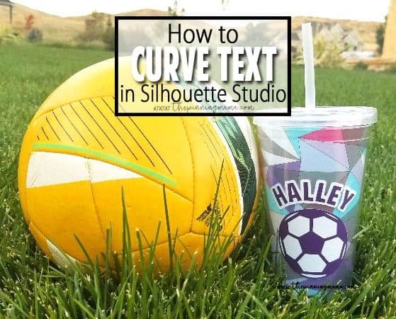 How to Curve Text in Silhouette Studio - A simple tutorial.