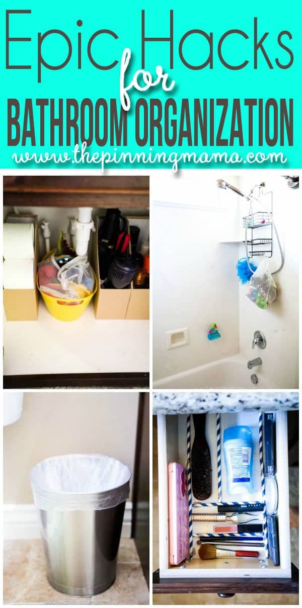 5 Crazy Easy Hacks To Keep Your Bathroom Organized The