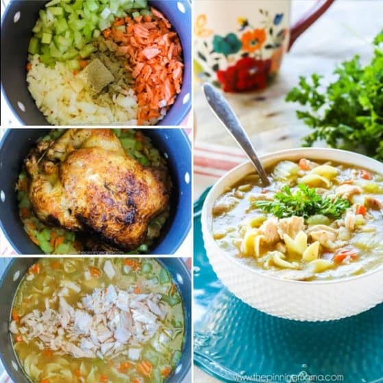 This easy trick makes the WORLD'S BEST chicken noodle soup! You must try this!