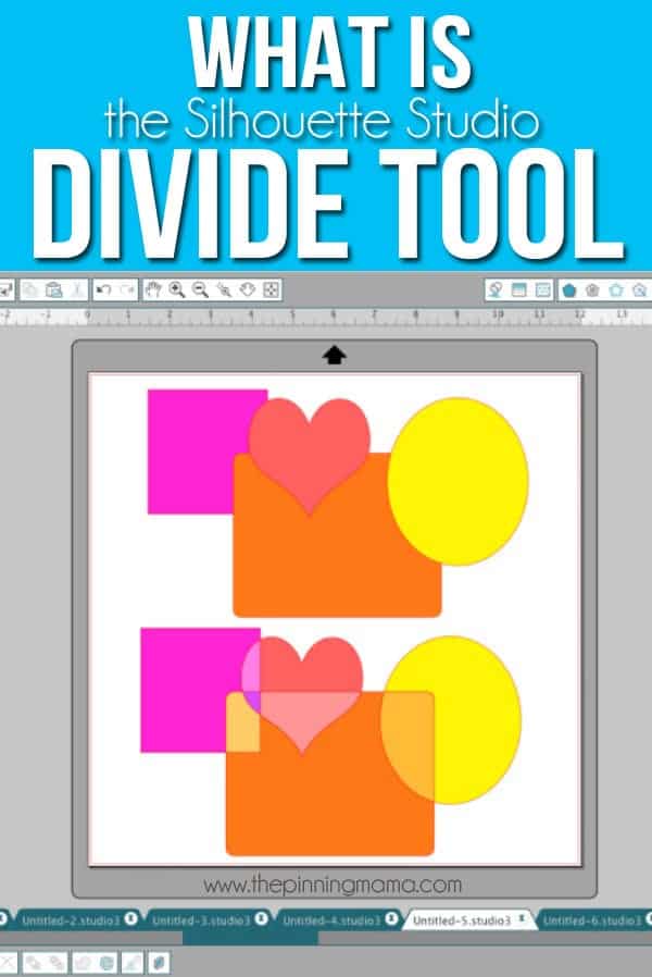 Who- What- When- Where and WHY to use the Divide tool in the Silhouette Studio software